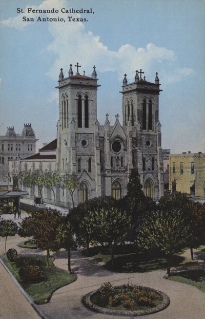 San Fernando Kathedrale in San Antonio, Texas, USA von American Photographer (after)