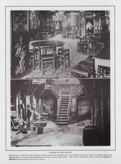 San Francisco: Szenen in Chinatown (s/w Foto) von American Photographer (after)