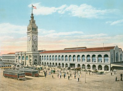 Das Fährgebäude, Fuß der Market Street, San Francisco, Kalifornien von American Photographer (after)