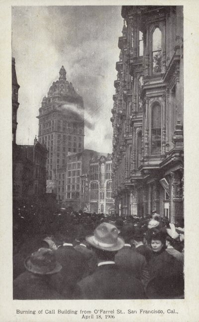 Nachwirkungen des Erdbebens von San Francisco 1906 von American Photographer
