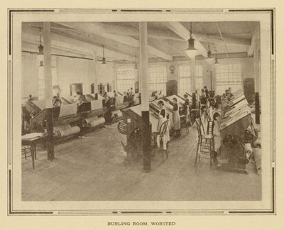 Amoskeag Manufacturing Company: Burling Room, Worsted von American Photographer
