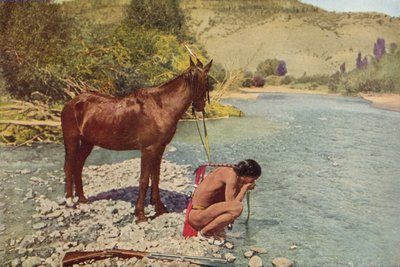 Apache-Krieger, Rio Navaho, Arizona von American Photographer