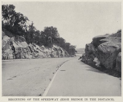 Anfang der Speedway, High Bridge in der Ferne von American Photographer