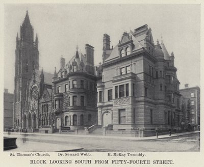 Block, Blick nach Süden von der Fifty-Fourth Street von American Photographer