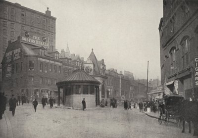 Boston: Scollay Square und Eingang zum East Boston Tunnel von American Photographer