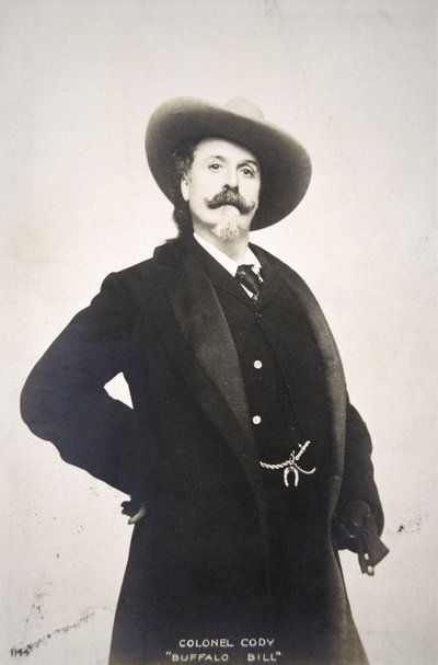 Buffalo Bill (1846-1917) Postkarte von American Photographer