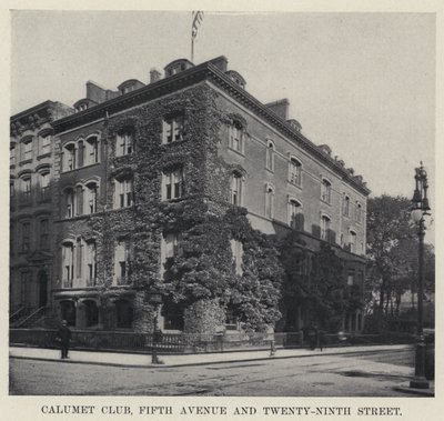 Calumet Club, Fifth Avenue und Twenty-Ninth Street von American Photographer