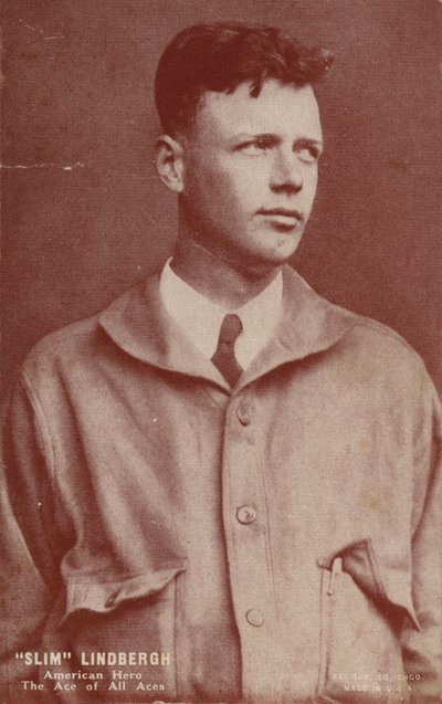 Charles Lindbergh, amerikanischer Flieger, der den ersten Solo-Transatlantikflug machte von American Photographer