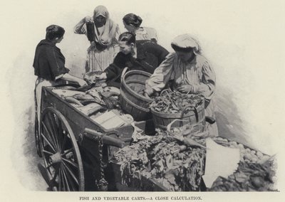 Fisch- und Gemüsekarren, eine genaue Berechnung von American Photographer