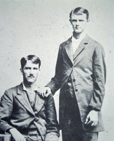 Frank (1843-1915) und Jesse James (1847-82) ca. 1870 von American Photographer