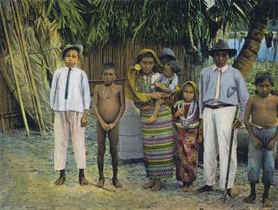 Indische Familie, Insel Carti, San Blas, Republik Panama von American Photographer