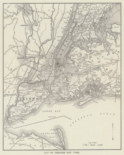 Karte von Greater New York von American Photographer
