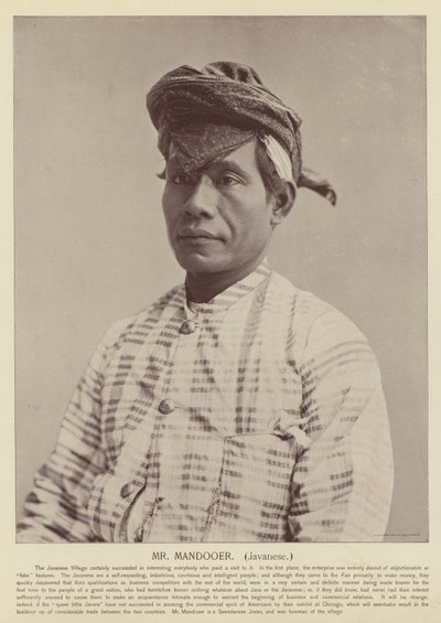 Mr Mandooer, Javaner von American Photographer