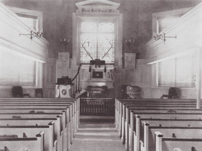 Philadelphia: Innenraum der Alten Schwedenkirche von American Photographer