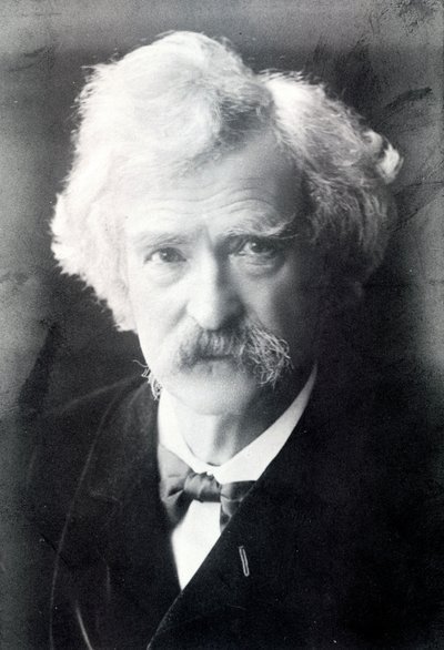 Porträt von Mark Twain (1835 - 1910) von American Photographer