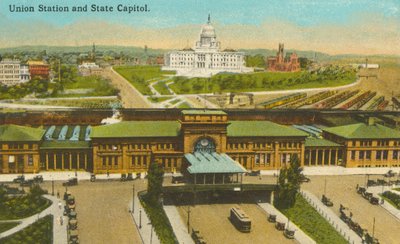 Providence, Rhode Island: Union Station und State Capitol von American Photographer