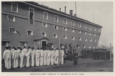 Empfangsschiff Vermont im Brooklyn Navy Yard von American Photographer