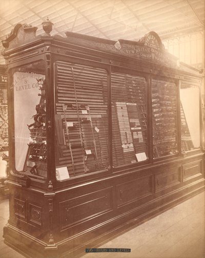 Stanley Rule and Level Co.s Ausstellung, Centennial International Exhibition, Philadelphia, 1876 von American Photographer