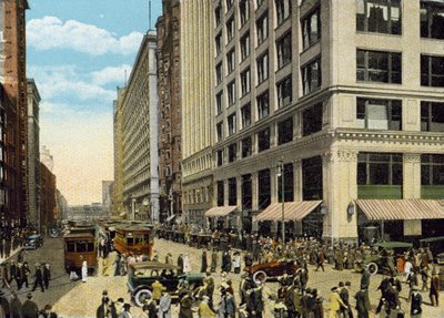 State Street, Blick nach Norden von der Madison Street von American Photographer