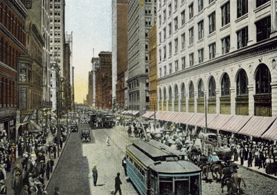 State Street, Blick nach Norden von der Van Buren Street von American Photographer
