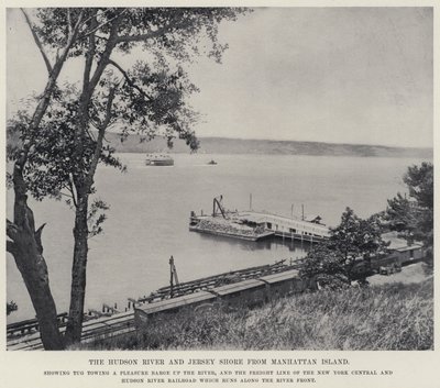 Der Hudson River und die Jersey Shore von Manhattan Island von American Photographer