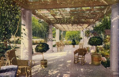 Die Pergola, ein Merkmal des kalifornischen Hauses von American Photographer