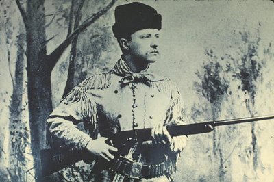 Theodore Roosevelt in Jagdkleidung, ca. 1885 von American Photographer