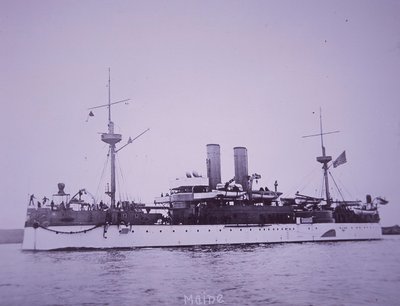 USS Maine, später im Hafen von Havanna versenkt von American Photographer