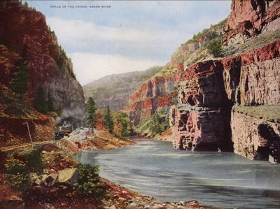 Wände des Canyons, Grand River von American Photographer