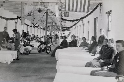 Station im Armory Square Hospital, Washington DC, ca. 1865 von American Photographer