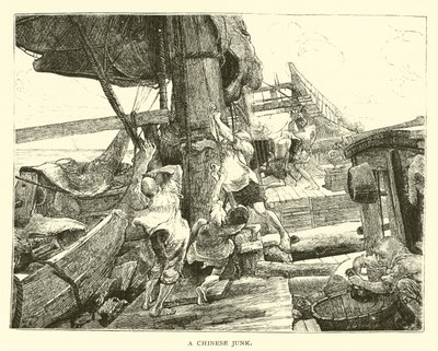 Eine chinesische Dschunke von American School