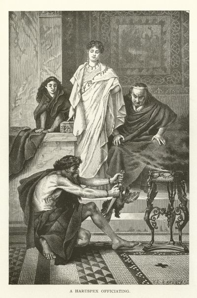 Ein Haruspex bei der Arbeit von American School