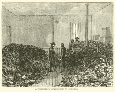 Von Johnston übergebene Ausrüstungen, April 1865 von American School