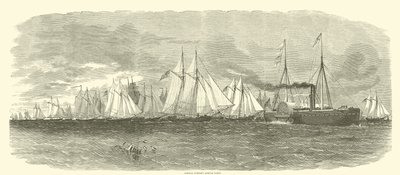 Admiral Porters Mörserflotte, 1862 von American School