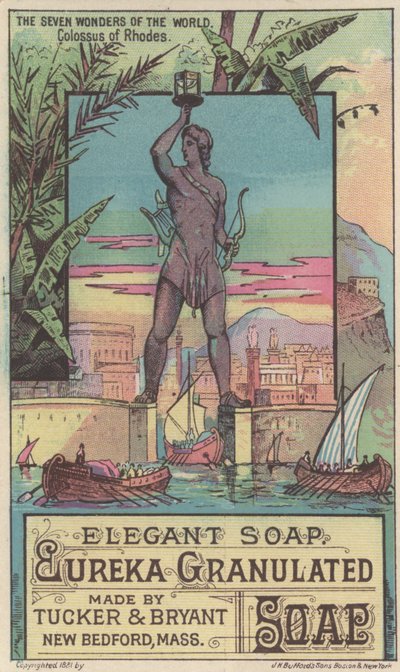 Werbung für Eureka Granulated Soap, 1881 von American School
