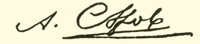 Alexander Nikolayevitch Syeroff, 1820-1871, Signatur von American School