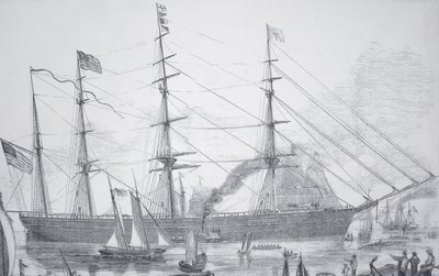 Amerikanisches Segelschiff 