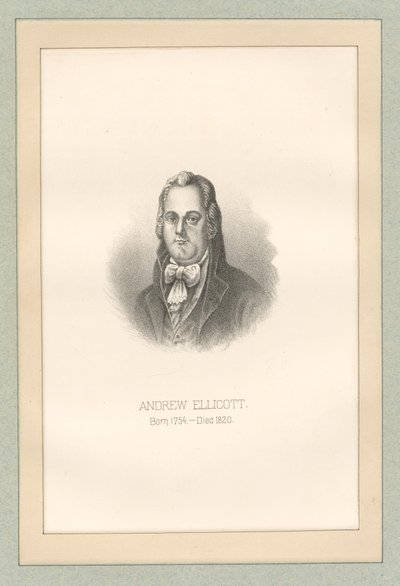 Andrew Ellicot, aus "A New Nation..." von John Benson Lossing von American School