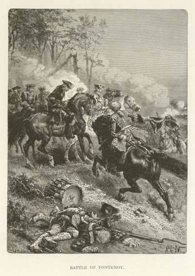 Schlacht von Fontenoy von American School