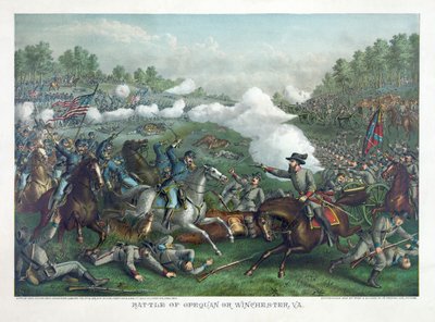 Schlacht von Opequan oder Winchester, Va. von American School