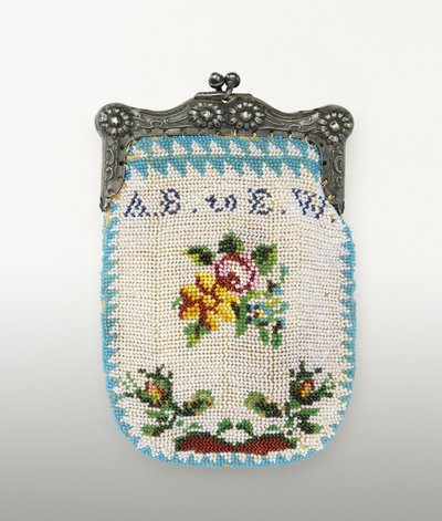 Perlenbeutel, um 1843 von American School