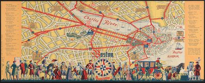 Boston ist eine durchstöbernde Stadt: Was zu sehen und wie man seinen Besuch genießen kann, ca. 1935-45 von American School