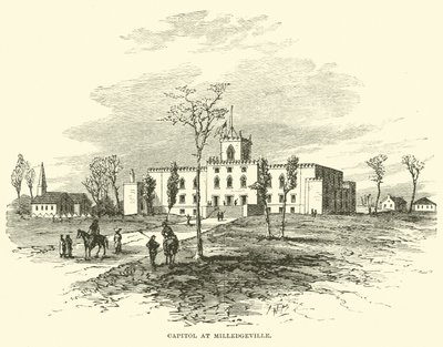 Kapitol in Milledgeville, November 1864 von American School