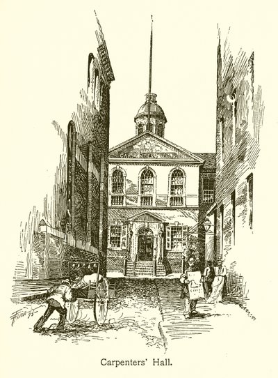 Carpenters Hall, Philadelphia von American School