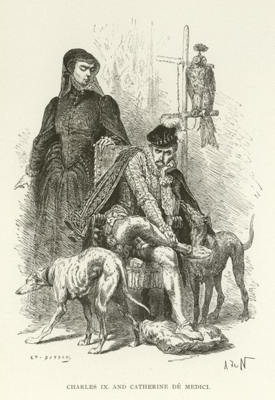 Karl IX. und Katharina von Medici von American School