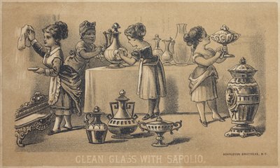 Glas reinigen mit Sapolio von American School