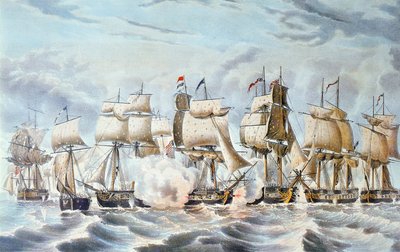 Commodore Perrys Sieg auf dem Eriesee von American School