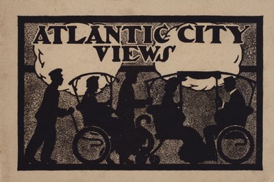 Titelillustration für Atlantic City Views von American School