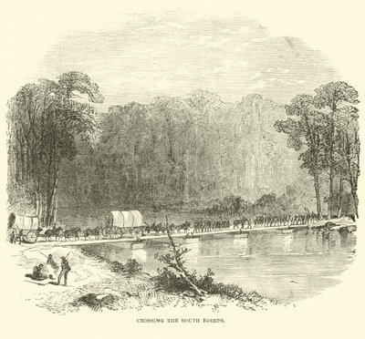Überquerung des South Edisto, Januar 1865 von American School