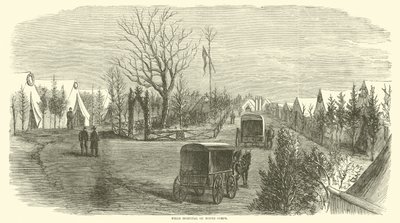 Feldlazarett des Neunten Korps, März 1865 von American School